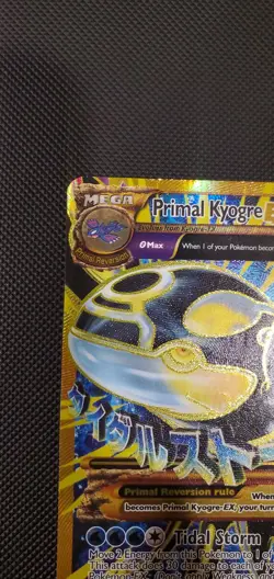 2015 Pokemon XY Ancient Origins #96 Primal Kyogre EX UR FULL ART - Image 2