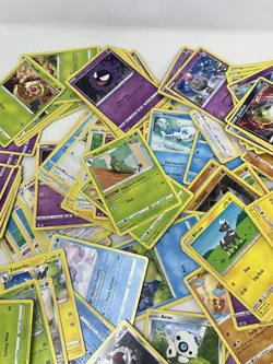 Pokemon Sun & Moon Card Lot, 600 Card Lot, Holo, Reverse Holo, Trainer, Energy - Image 5
