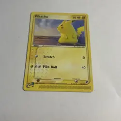 Pikachu 72/100 EX Sandstorm 2003 Pokemon TCG e-Reader Card - Image 1