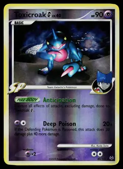 Pokemon Card - Toxicroak G Platinum 40/127 Rare Reverse Holo - Image 1