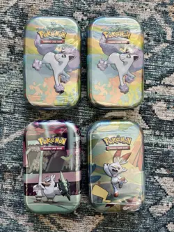 Pokemon Mini Tins C22 Evolving Skies Pack: 4 Tins Total Factory Sealed - Image 1