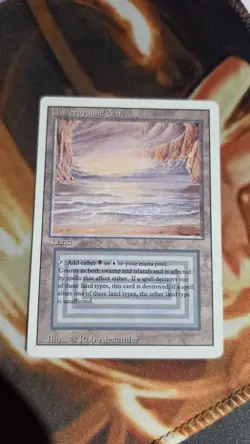 Magic the Gathering MTG card: Underground Sea Revised Edition - Image 1