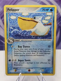 Pokemon EX Deoxys 21/107 Rare Card - Pelipper - Image 1