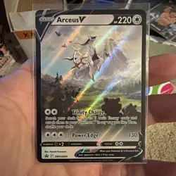 Pokemon TCG Arceus V SWSH204 2022 Figure Collection Black Star Promo Card - Image 1