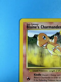 Blaine's Charmander 61/132 NM/MINT Normal Common Gym Heroes Pokemon Card - Image 2