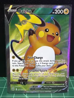 Raichu V - 158/172 - Pokemon Brilliant Stars Sword Shield Full Art Card NM - Image 1