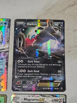 Lot of 4 Pokemon Cards Mega EX, Palkia, Darkrai, Venusaur, Magearna Vintage - Image 3