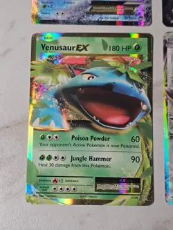 Lot of 4 Pokemon Cards Mega EX, Palkia, Darkrai, Venusaur, Magearna Vintage - Image 4