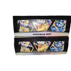 Lot Of 4 EMPTY Pokemon Prismatic Evolutions Surprise Box w/ 16 dividers No Cards - Image 4