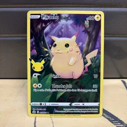 ⚡ Pokemon TCG Celebrations 🎉Pikachu Holo Card 005/025 25th Anniversary 🔥 - Image 1