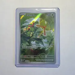 Pokemon Caterpie Holo Illustration Rare 172/165 Scarlet & Violet 151 TCG Card - Image 1