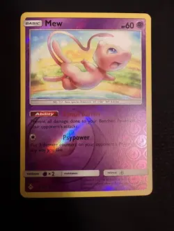 Mew 76/214 Holo Rare Unbroken Bonds Reverse Holo NM Pokemon Card - Image 2