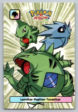 Pokemon 2024 Card Database Attacks Gen 2 Set Larvitar Pupitar Tyranitar Peru - Image 1