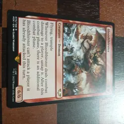 Mtg Bloodthirster NM/M Universes Beyond Warhammer 40,000 Magic Card - Image 2