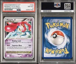 Mespirit 143 PSA 8 Level x Holo Legends Awakened Graded Pokemon Card NM-MT - Image 3