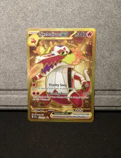 Pokemon Card Skeledirge ex 272/193 Paldea Evolved Hyper Rare Gold NM - Image 1