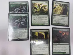 Lot of 6 MTG Cards: Green Creatures. Rare or Higher. Near Mint - Lightly Played - Image 1