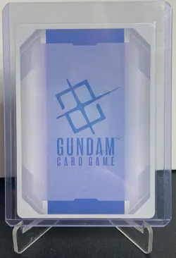 Gundam Card Game GD01-066 LR+ Justice Gundam Unplayed w/Sleeve & Top Loader - Image 2