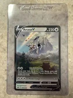 Pokemon TCG Arceus V SWSH204 2022 Figure Collection Black Star Promo Card - Image 1