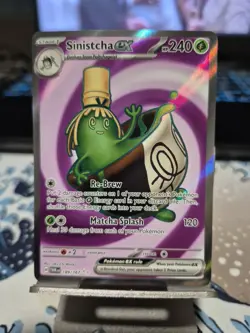 Pokemon TCG Sinistcha EX Scarlet & Violet Twilight Masquerade Card 189/167 - Image 1