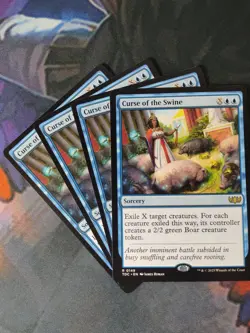 Curse of the Swine x 4 | 7% Off 2+ | Dragonstorm | NM | MTG - Image 1
