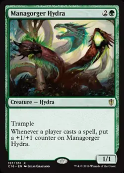 1x Managorger Hydra NM-Mint, English Commander 2016 MTG Magic - Image 1