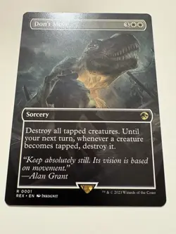 Don't Move (Borderless) Universes Beyond: Jurassic Park World Collection... - Image 1