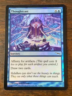MtG - Thoughtcast - 54/306 - Mirrodin - Common - Sorcery - Foil - Image 1