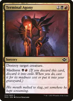 MTG NM Terminal Agony #215 Modern Horizons 2 - Image 1