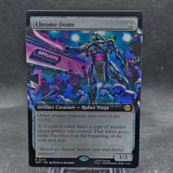 Chrome Dome Extended Art Teenage Mutant Ninja Turtles TMNT MTG TMT - Image 1