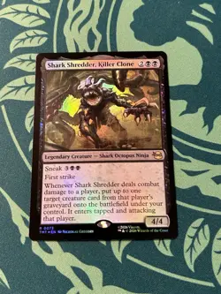 Shark Shredder, Killer Clone Foil Teenage Mutant Ninja Turtles TMNT TMT MTG - Image 1