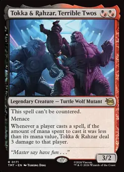 FOIL Tokka & Rahzar, Terrible Twos x1 - Teenage Mutant Ninja Turtles MTG TMNT - Image 1