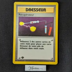Carte Pokemon Recuperateur 74/102 Edition 1 Set de Base wizards Francais VF - Image 1