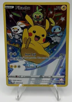 2020 Pokemon Sword & Shield Promo SWSH020 Pikachu - Image 1