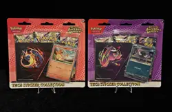 Pokemon Ascended Heroes Tech Sticker Collection Charmander Gastly Set - Image 1