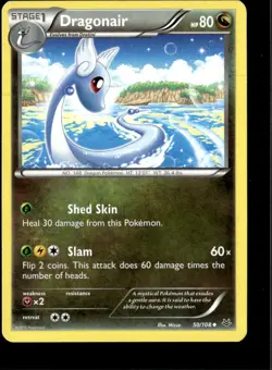 Pokemon Dragonair 50/108 Roaring Skies Non Holo Uncommon 2 Card Lot - Image 1