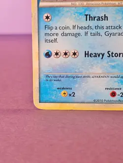 Red Gyarados Shiny 123/123 Heartgold & Soulsilver Holo MP Pokemon TCG SWIRL - Image 5