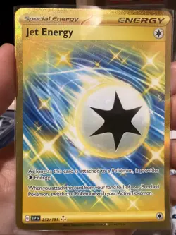 Jet Energy Gold 252/191 – Hyper Rare – Surging Sparks – NM – Pokemon TCG - Image 1