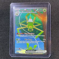 Pokemon TCG Spidops EX Scarlet & Violet Base Set Illustration Rare Card 243/198 - Image 1