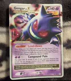 Pokemon TCG Gengar LV.X 97/99 Arceus Ultra Rare Holo 2009 - Image 2