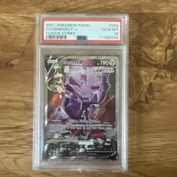 2021 Pokemon Sword Shield Fusion Strike Genesect V PSA 10 Full Art FA Alt #255 - Image 1