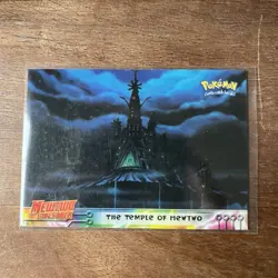 Pokemon The Temple of Mewtwo #18 Topps Mewtwo Strikes Back - Image 1
