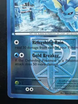 Pokemon Vaporeon Plasma Freeze 20/116 Reverse Holo Uncommon (LP) - Image 4