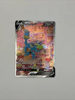 Machamp V 172/189 Rare Ultra Astral Radiance Pokemon - Image 2