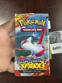 VERY HEAVY! BIG HITUUU22.47g Surging Sparks Pokemon TCG Booster (SEALED) - Image 2
