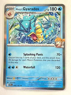 Misty’s Gyarados 049/182 Holo Rare Destined Rivals - Pokemon TCG - Near Mint NM - Image 1