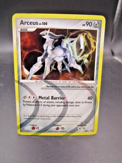 Pokemon Arceus Lv. 100 Platinum Holo Rare Pokemon Card TCG Lightly played #AR9 - Image 1
