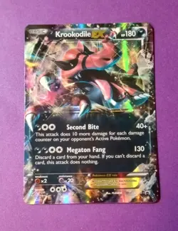 Krookodile EX XY25 LP Black Star Promo Holo Pokemon - Image 1