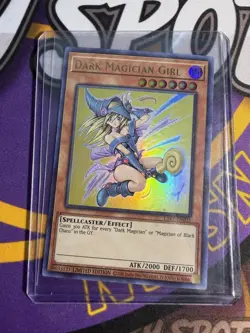 Yu-Gi-Oh! Dark Magician Girl Limited Edition Holo Rare LART-EN035 - Image 1