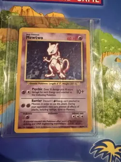 Pokemon Mewtwo Holo English 1999 Trading Cards Base Set NM/LP 💎 - Image 3